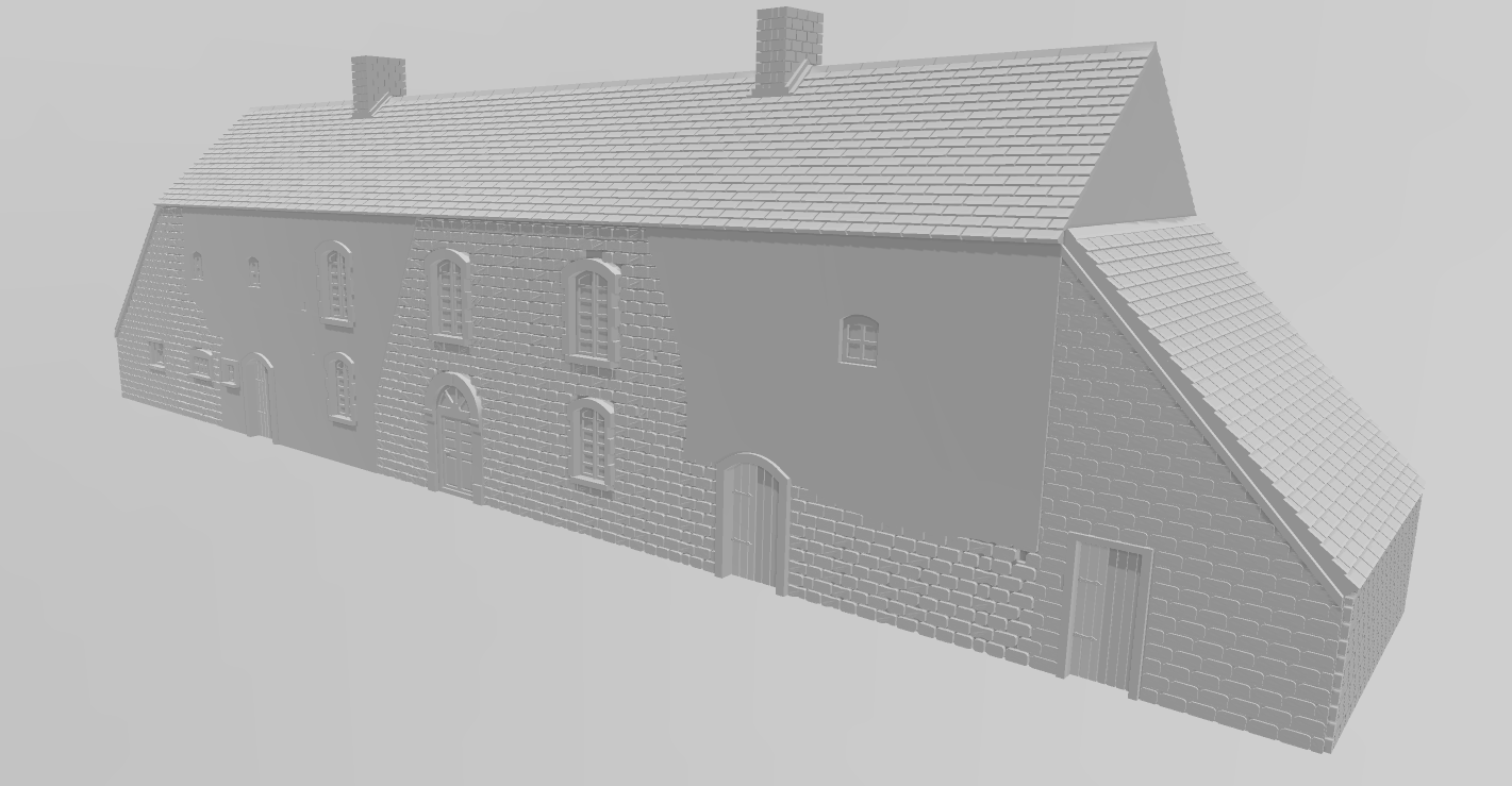 Bonville - War Across Europe - Terrain - 28mm - 20mm - 15mm - WOW Buildings