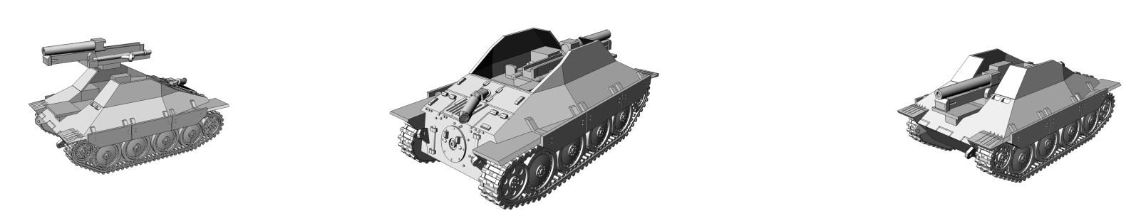 SIG 33 1 AUF38t - German Army - 28mm Scale - wargame3d
