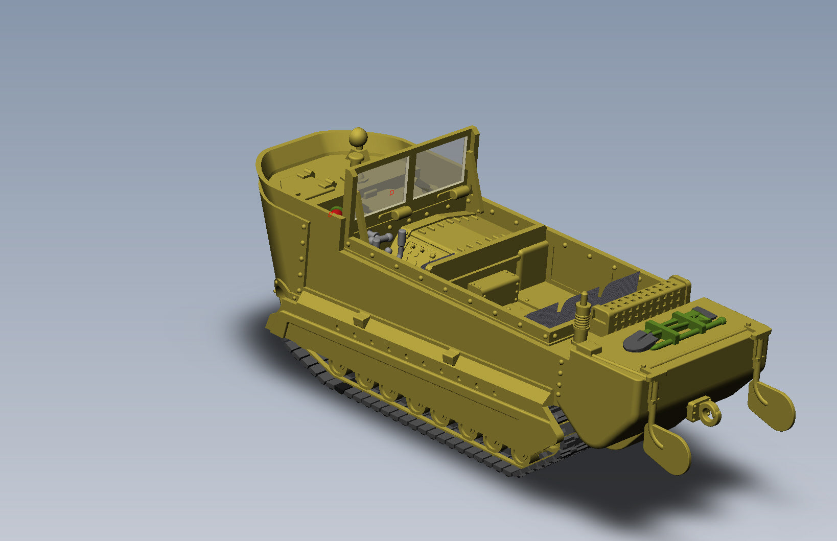 M29C Water Weasel - US Army - 28mm Scale - wargame3d