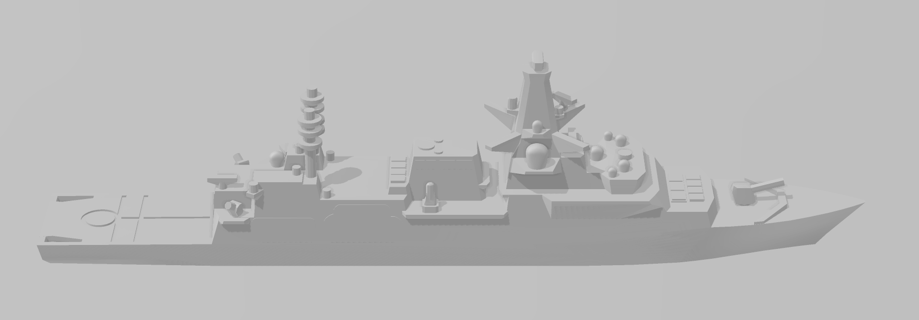 Type 26 Frigate - Royal Navy - Wargaming - Naval Miniature - Royal Navy - Tabletop - Warships