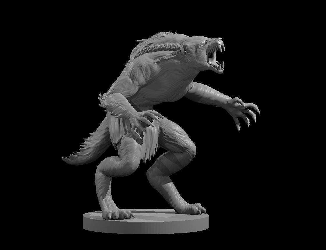 Were-folk - DND - Pathfinder - Dungeons & Dragons - RPG - Tabletop - mz4250- Miniature-28mm-1"Scale