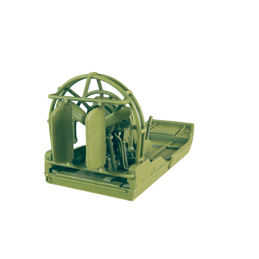 Airboat - Beyond the Badlands - Scatter- EC3D - Cyber Punk - SciFi RPG