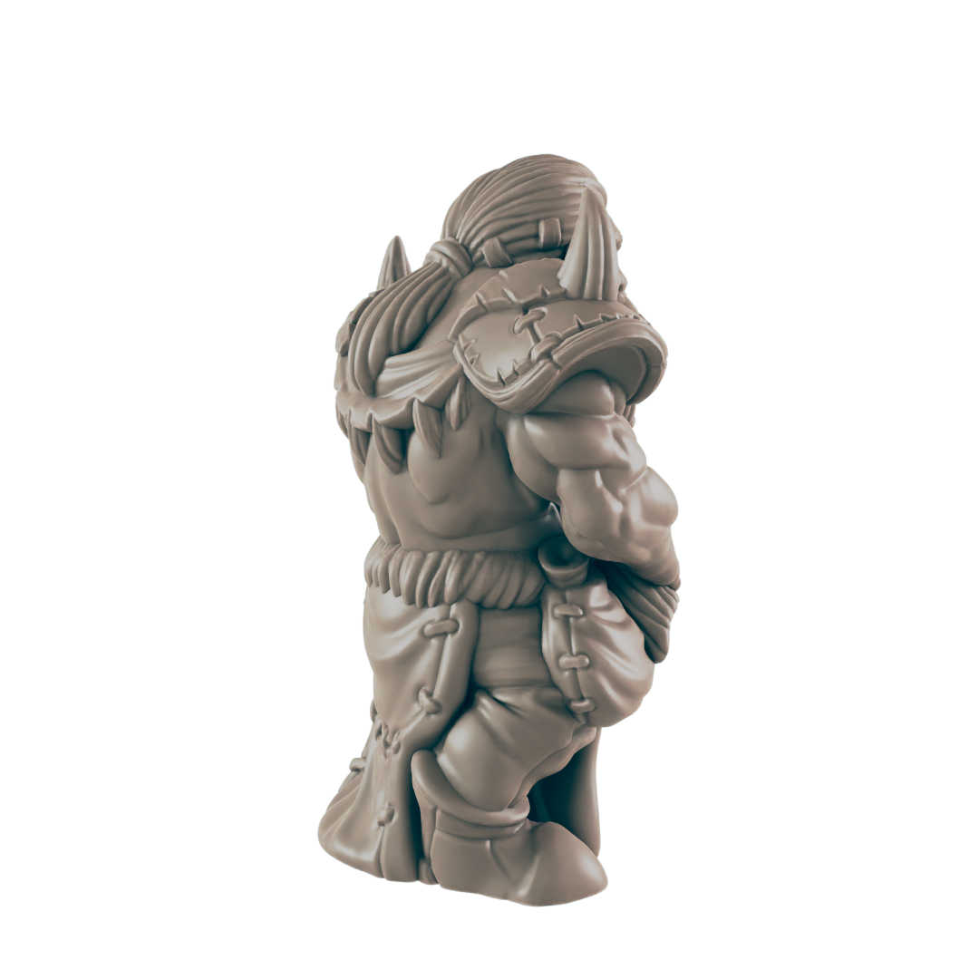 Barbarian Dwarf Male - Everyday Heroes - Minis - EC3D - - Dungeons & Dragons - RPG - Tabletop - EC3D - Miniature