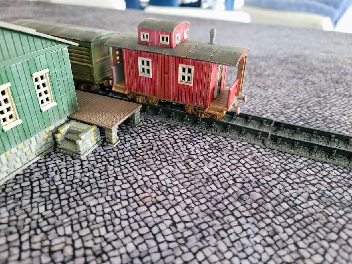 Train System Caboose - Resin 28mm Miniatures - Deweycat