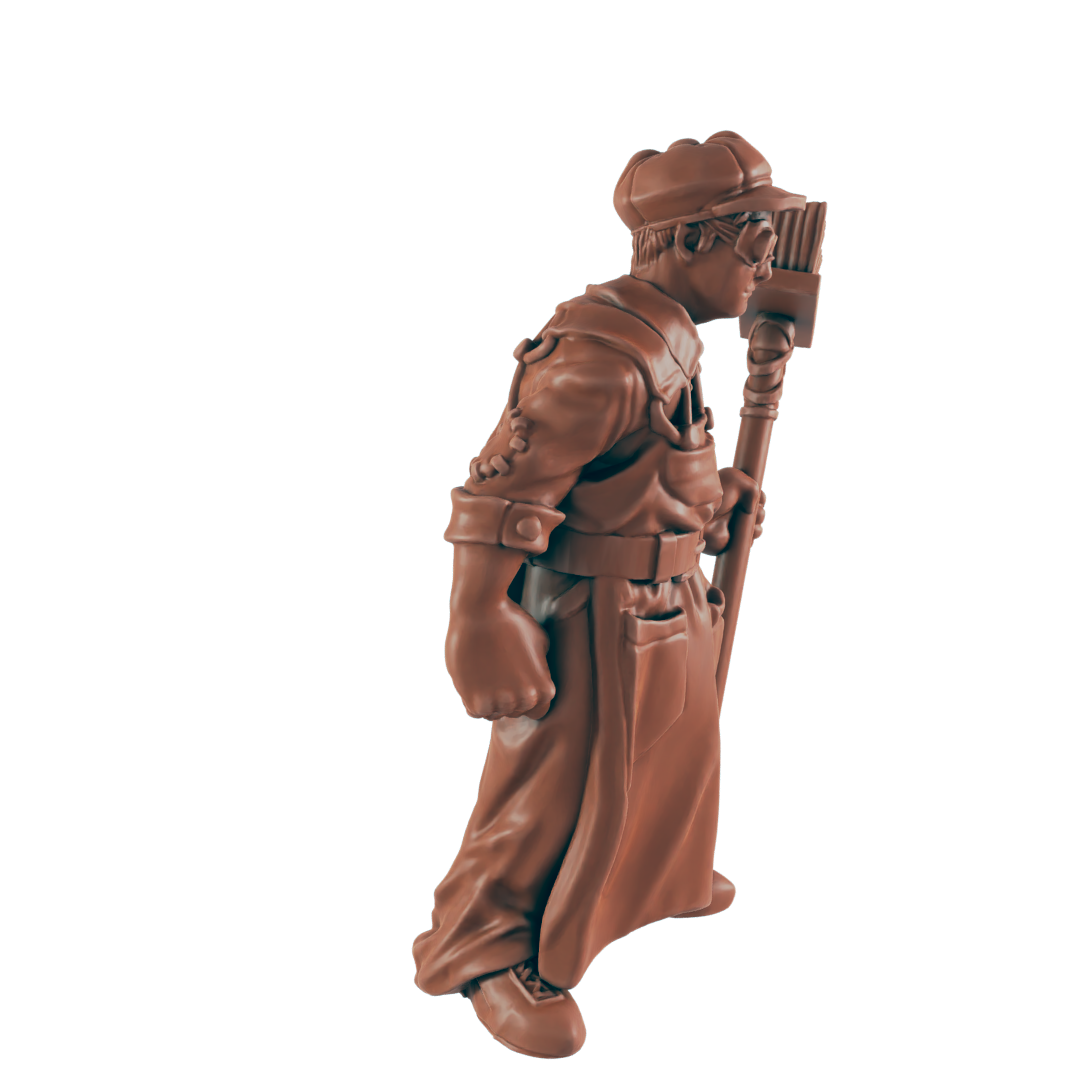 Chimney Sweep - Bolts and Brimstone - Minis - EC3D - Steampunk - SciFi RPG