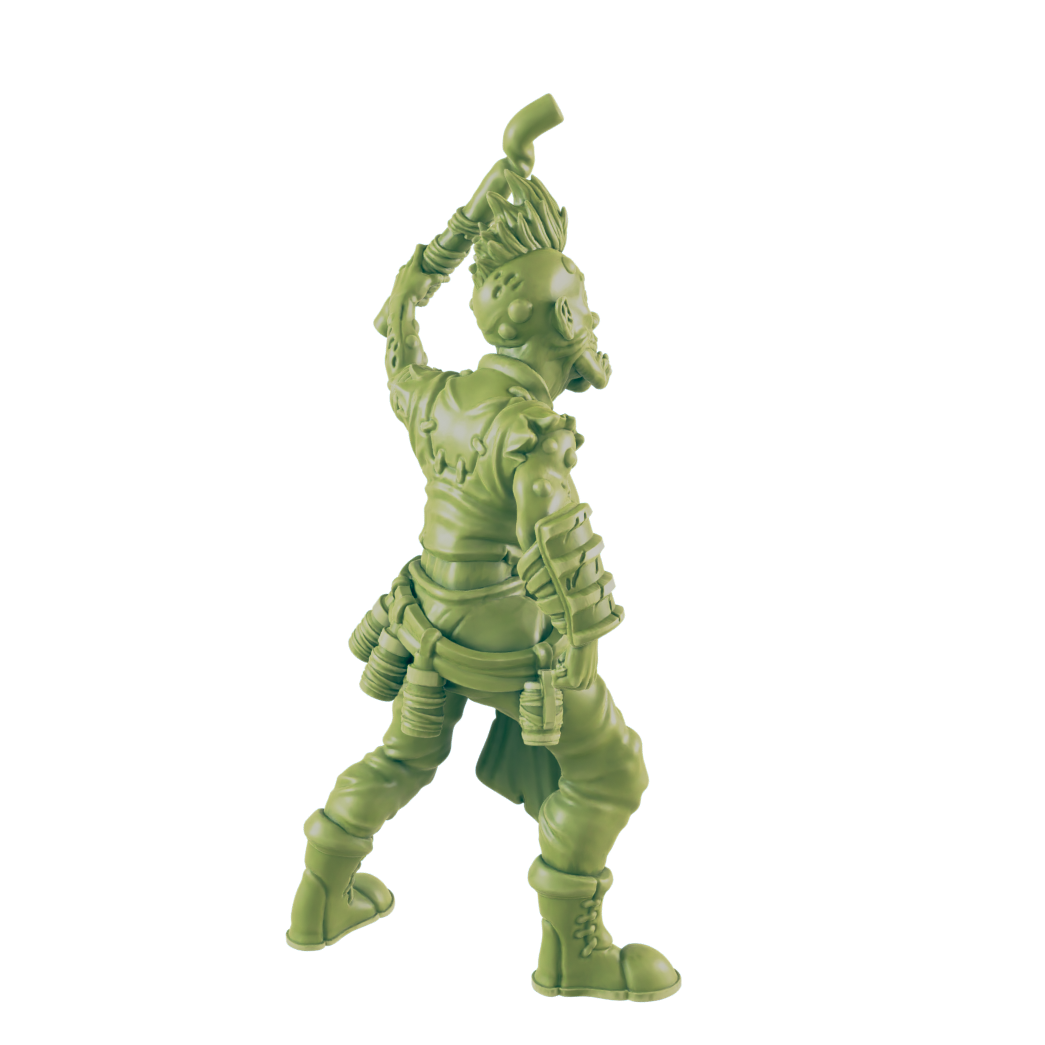 Creeper - Return to the Badlands - Mini - EC3D - Cyber Punk - SciFi RPG