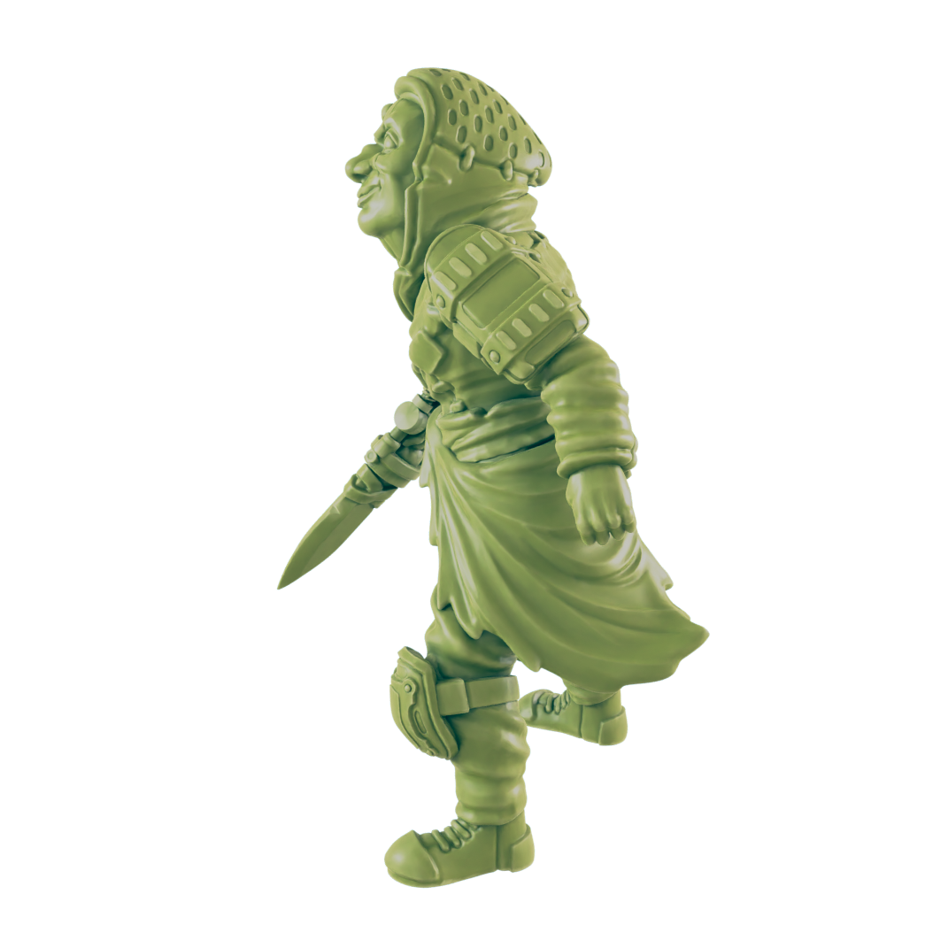 Creeper - Return to the Badlands - Mini - EC3D - Cyber Punk - SciFi RPG