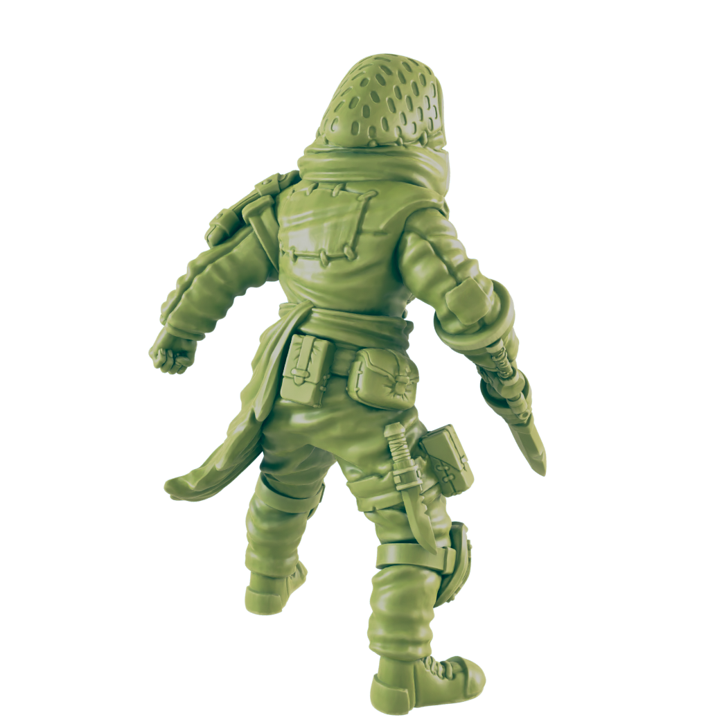 Creeper - Return to the Badlands - Mini - EC3D - Cyber Punk - SciFi RPG