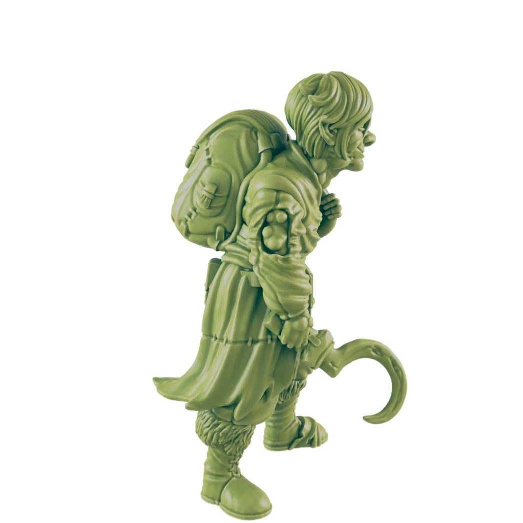 Creeper - Return to the Badlands - Mini - EC3D - Cyber Punk - SciFi RPG