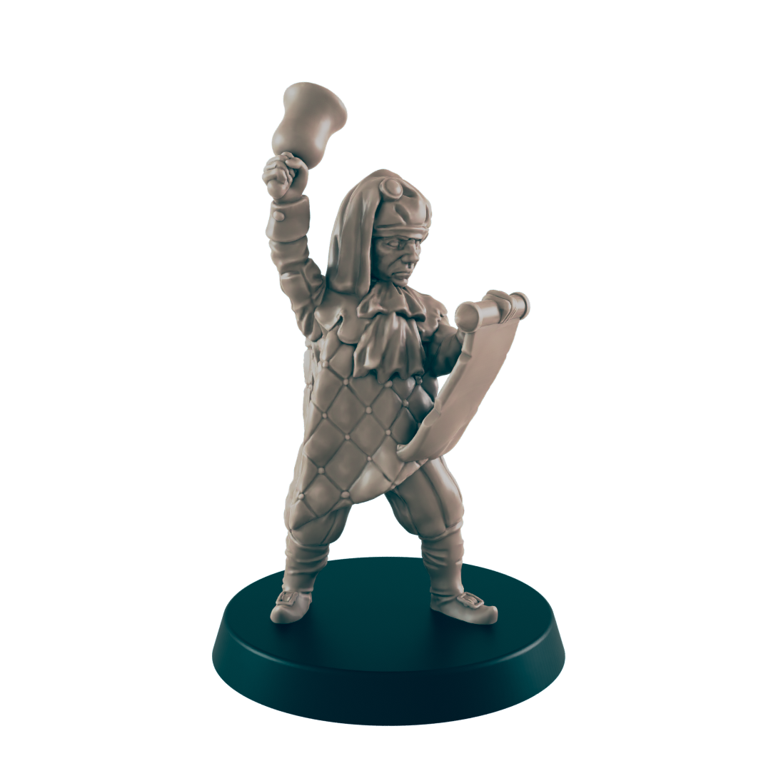 Human Male Crier - Everyday Folk - Minis - EC3D - - Dungeons & Dragons - RPG - Tabletop - EC3D - Miniature