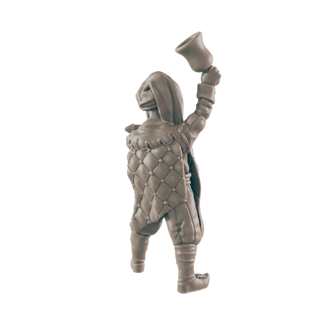 Human Male Crier - Everyday Folk - Minis - EC3D - - Dungeons & Dragons - RPG - Tabletop - EC3D - Miniature