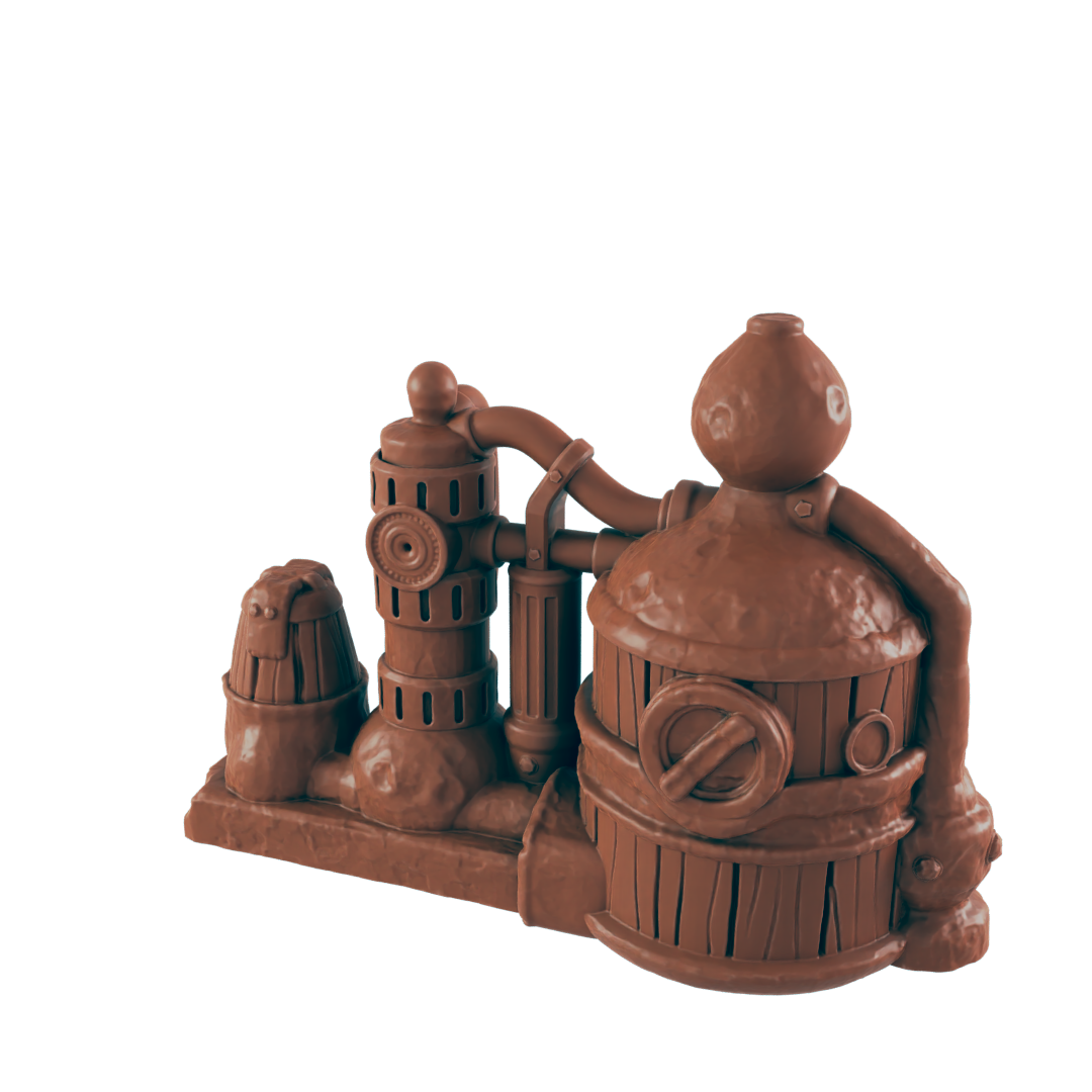 Distillery - Bolts and Brimstone - Scatter - EC3D - Steampunk - SciFi RPG