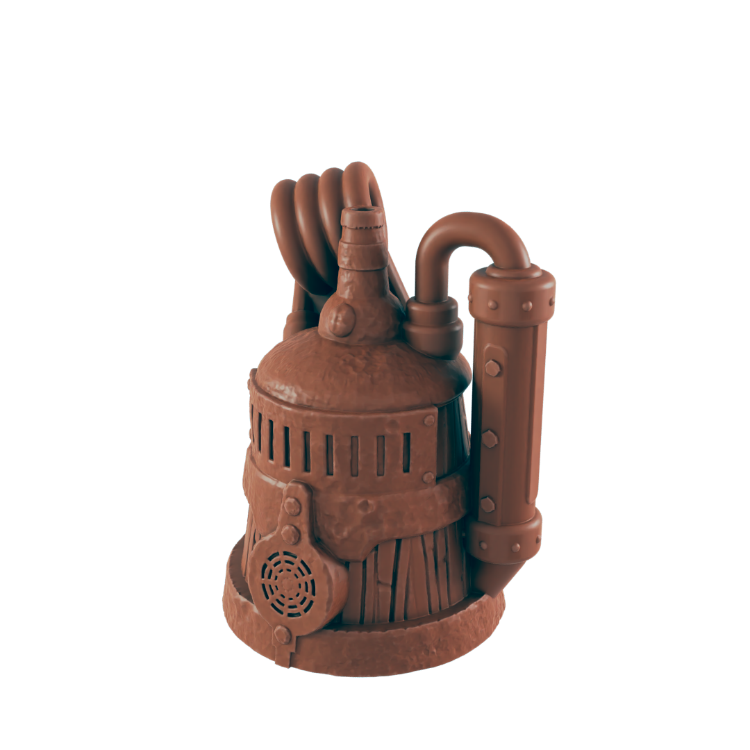 Distillery - Bolts and Brimstone - Scatter - EC3D - Steampunk - SciFi RPG