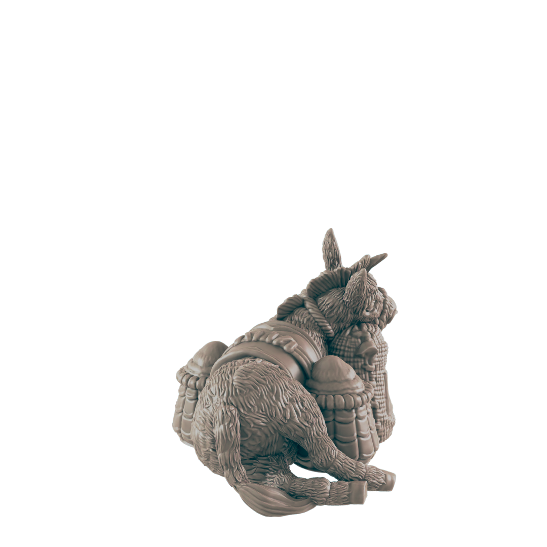 Lazy Donkey - Everyday Folk - Minis - EC3D - - Dungeons & Dragons - RPG - Tabletop - EC3D - Miniature