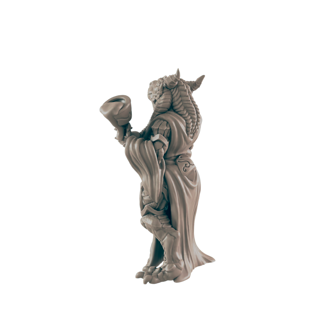 Demonkin Female Noble - Everyday Folk - Minis - EC3D - - Dungeons & Dragons - RPG - Tabletop - EC3D - Miniature