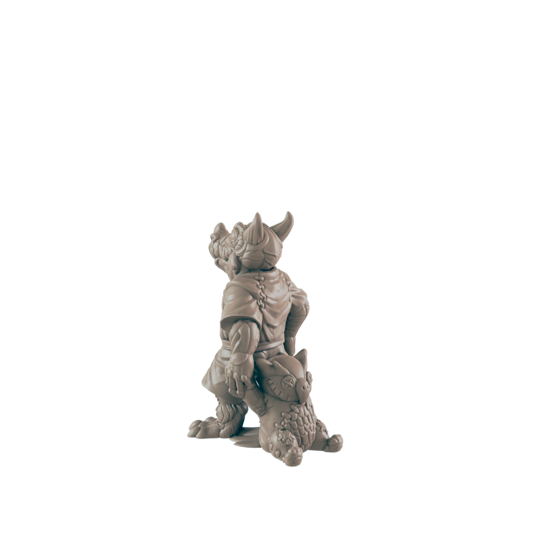 Demonkin Youngling - Everyday Folk - Minis - EC3D - - Dungeons & Dragons - RPG - Tabletop - EC3D - Miniature