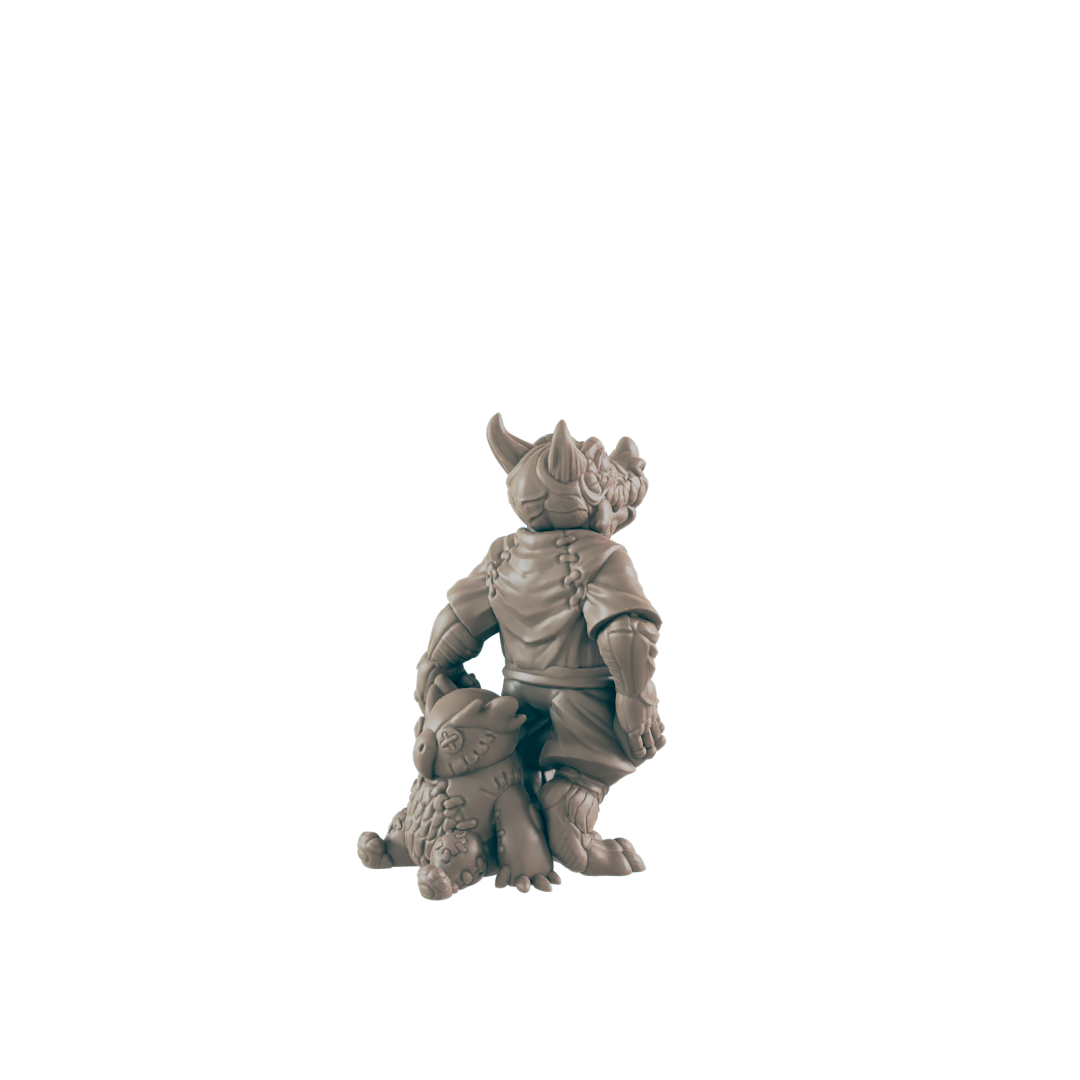 Demonkin Youngling - Everyday Folk - Minis - EC3D - - Dungeons & Dragons - RPG - Tabletop - EC3D - Miniature