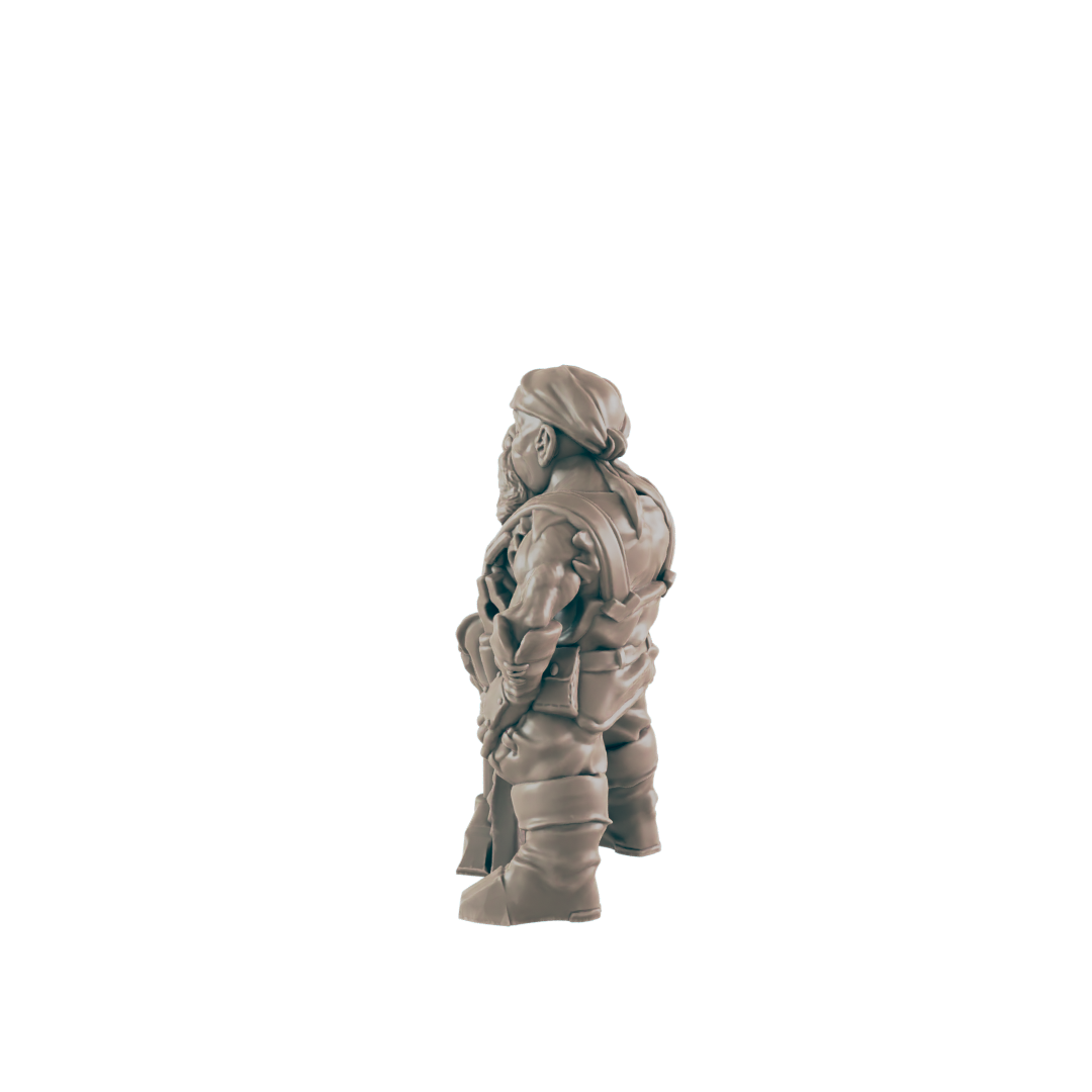 Dwarven Iron Twins Blacksmiths - Everyday Folk - Minis - EC3D - - Dungeons & Dragons - RPG - Tabletop - EC3D - Miniature