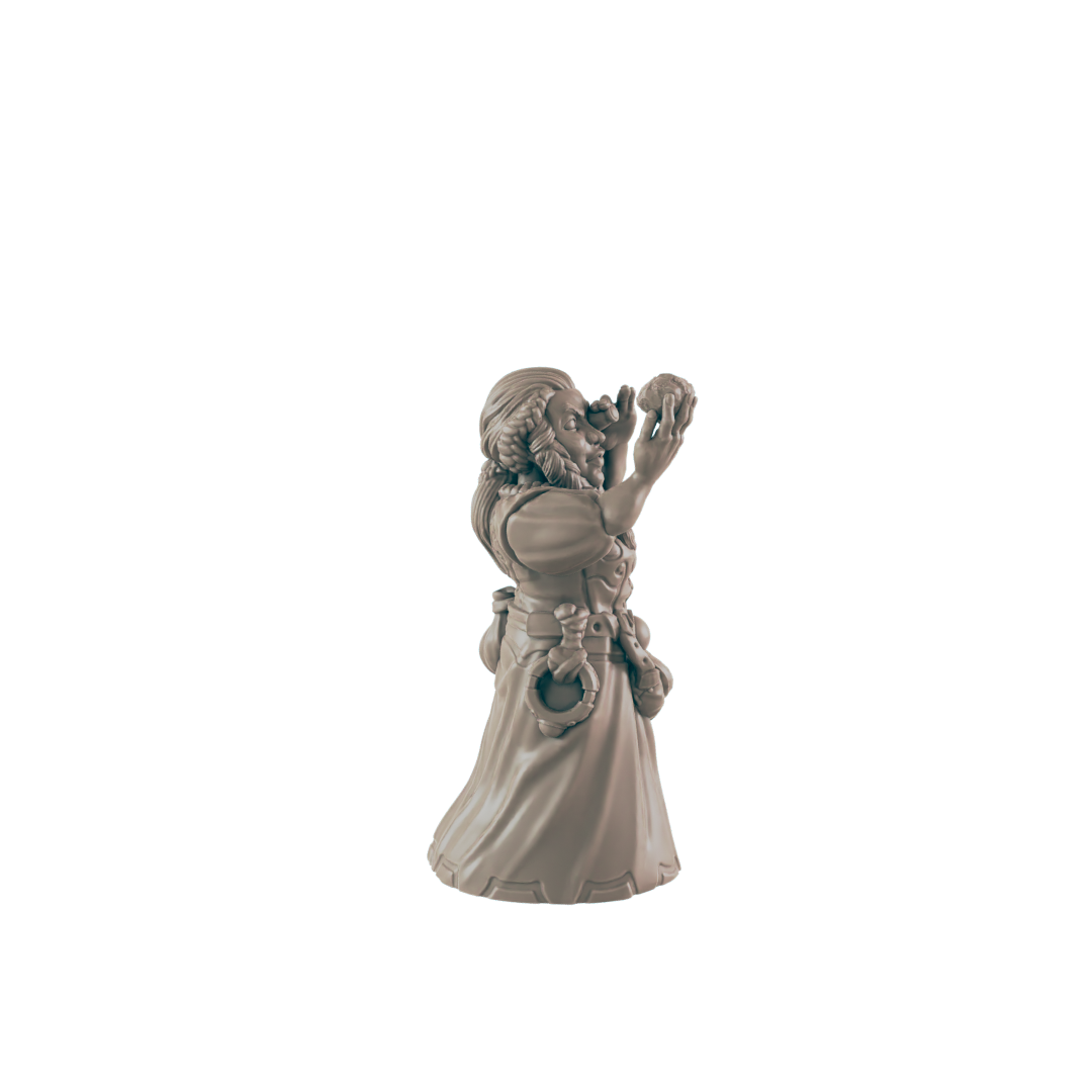 Demonkin Female Shop Keeper - Everyday Folk - Minis - EC3D - - Dungeons & Dragons - RPG - Tabletop - EC3D - Miniature