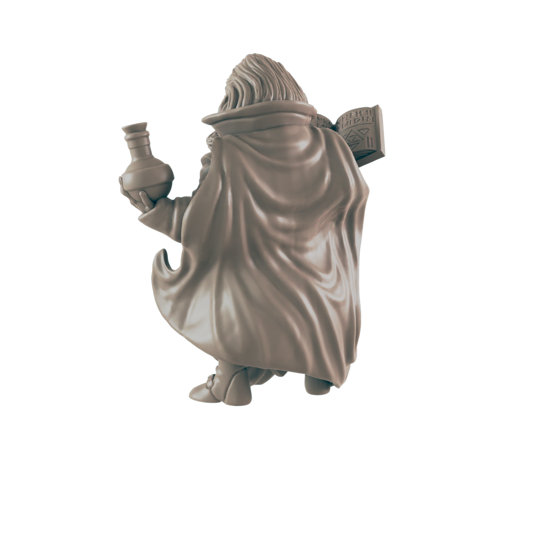 Sorcerer Dwarf Male - Everyday Heroes - Minis - EC3D - - Dungeons & Dragons - RPG - Tabletop - EC3D - Miniature