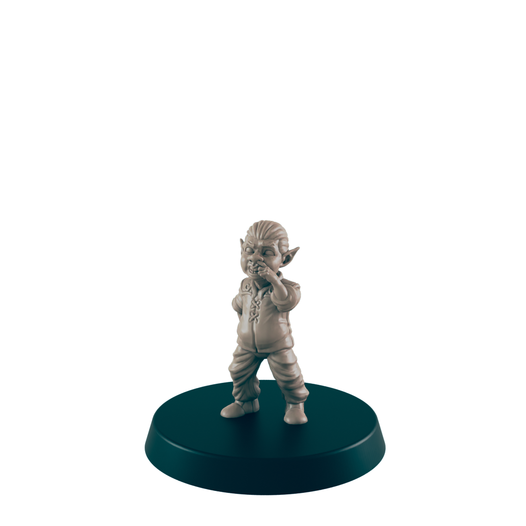 Elf Bratty Kid - Everyday Folk - Mini - EC3D - - Dungeons & Dragons - RPG - Tabletop - EC3D - Miniature