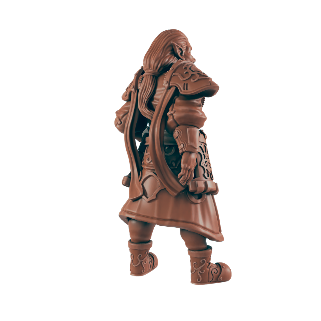 Elven Noble - Bolts and Brimstone - Minis - EC3D - Steampunk - SciFi RPG