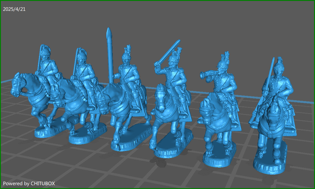 small 15mm "w epic style" French revolution French Dragoons 1789-1800 - 6 Minis - MC Minis