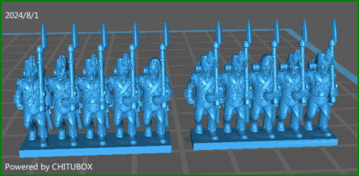 15mm “w epic size” French Revolution Infantry grenadiers 1790-1801 - 2 strips