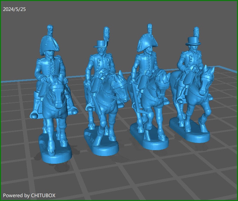 15mm "w epic size" Spanish Generals 2 - 4 minis