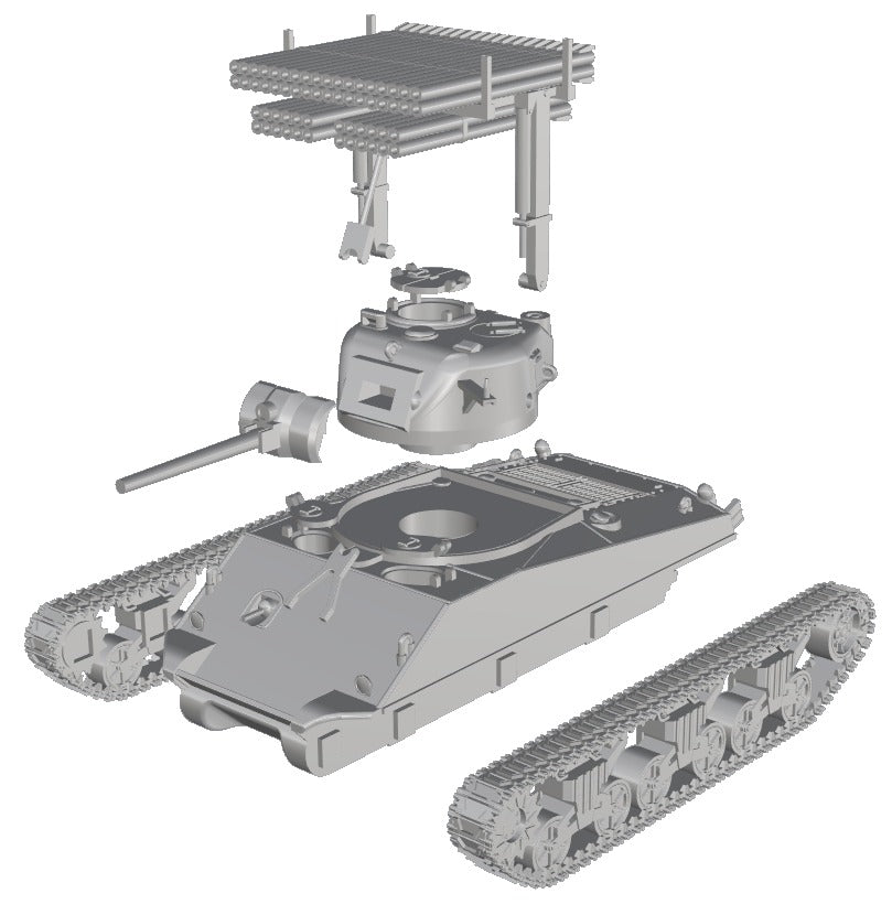 T34 Calliope - US Army - wargame3d- 28mm Scale