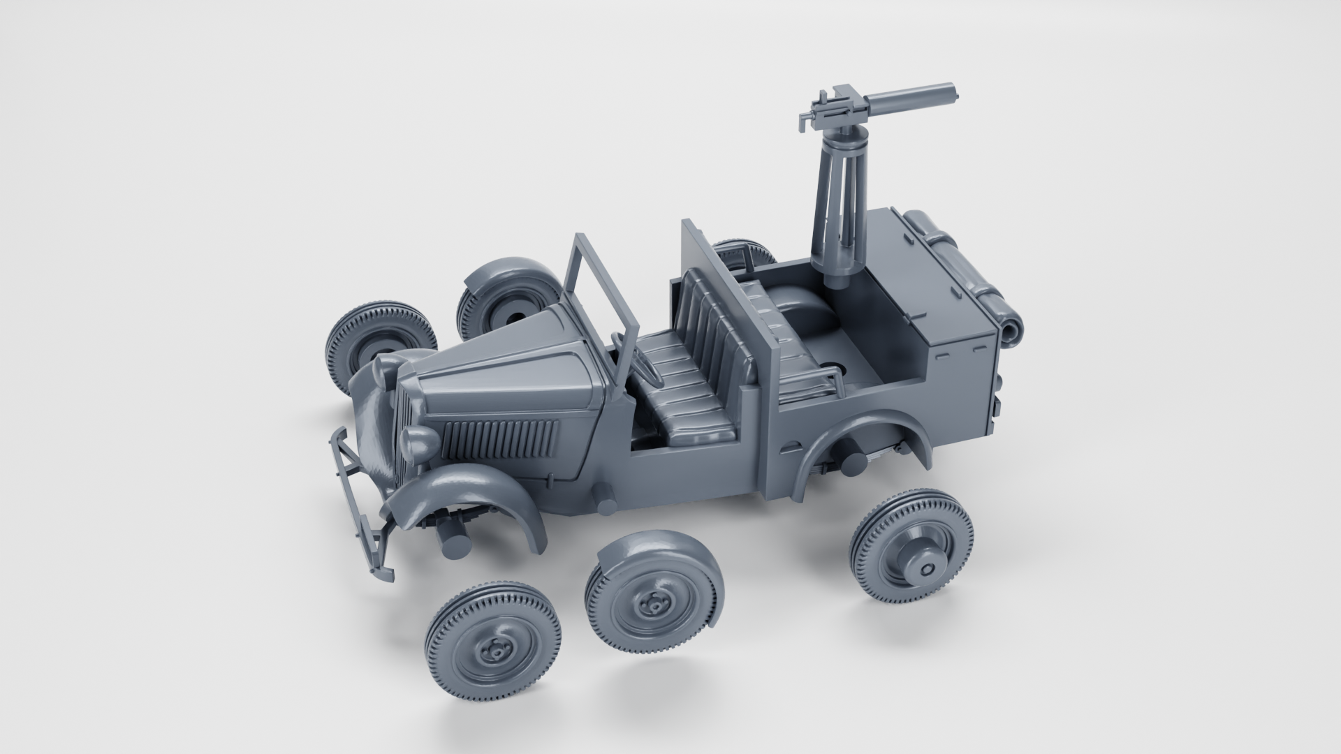 PzInz 302 - Fiat 508-518 - Polish Army - 28mm Scale - wargame3d