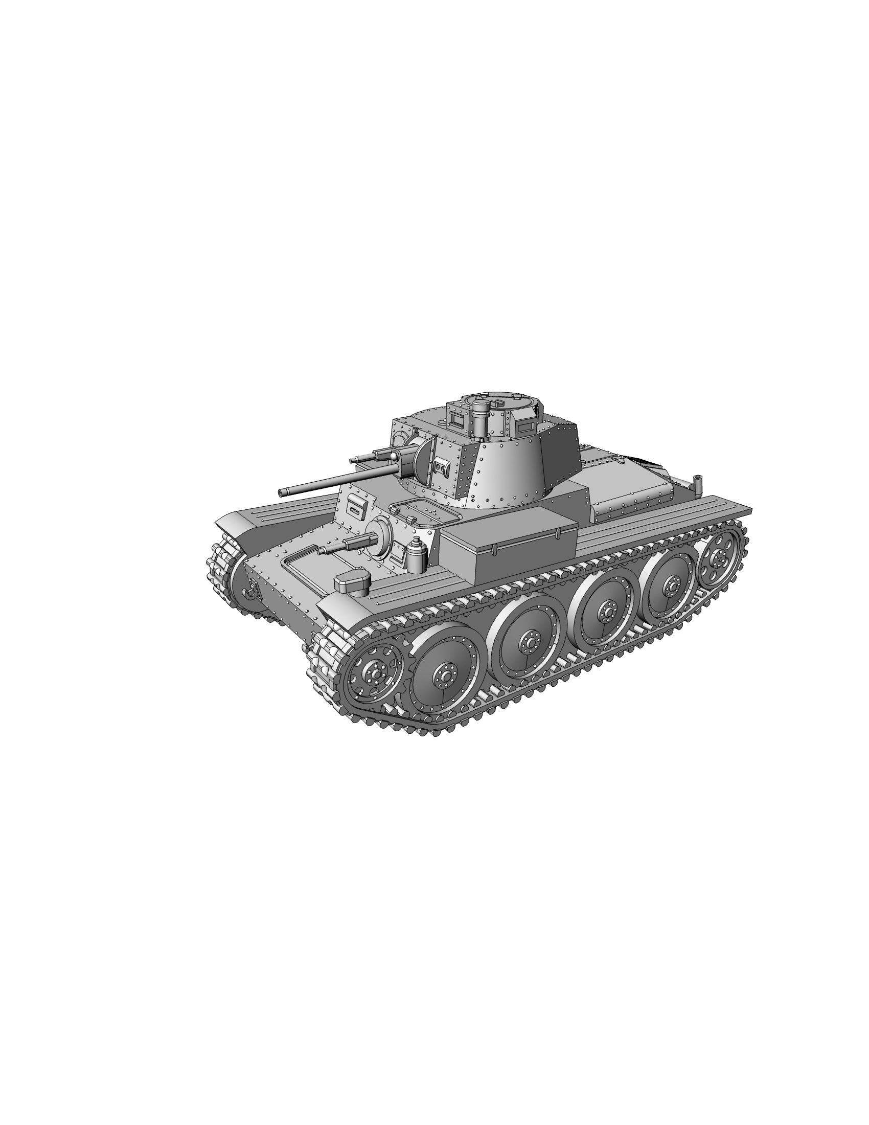 pz-kpfw-38-t - German Army - 28mm Scale - wargame3d