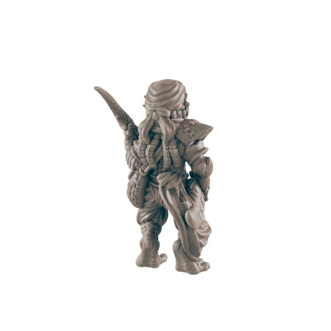 Dragonkin Female Swashbuckler - Everyday Folk - Mini - EC3D - - Dungeons & Dragons - RPG - Tabletop - EC3D - Miniature