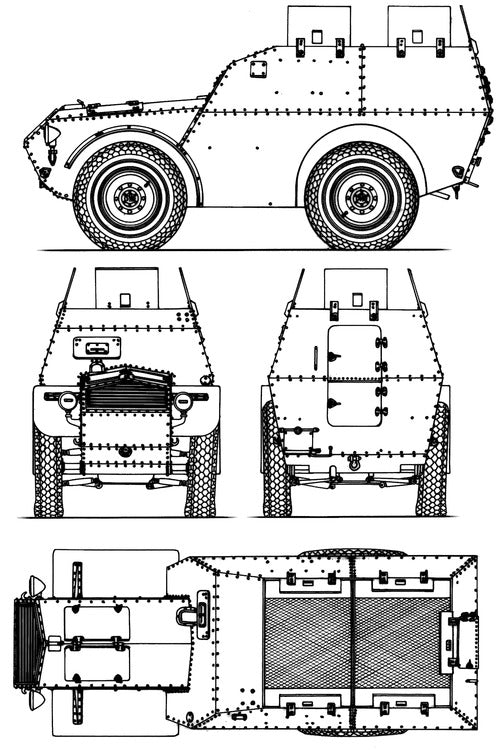 Fiat Spa AS-37 - Italian Army - 28mm Scale - wargame3d