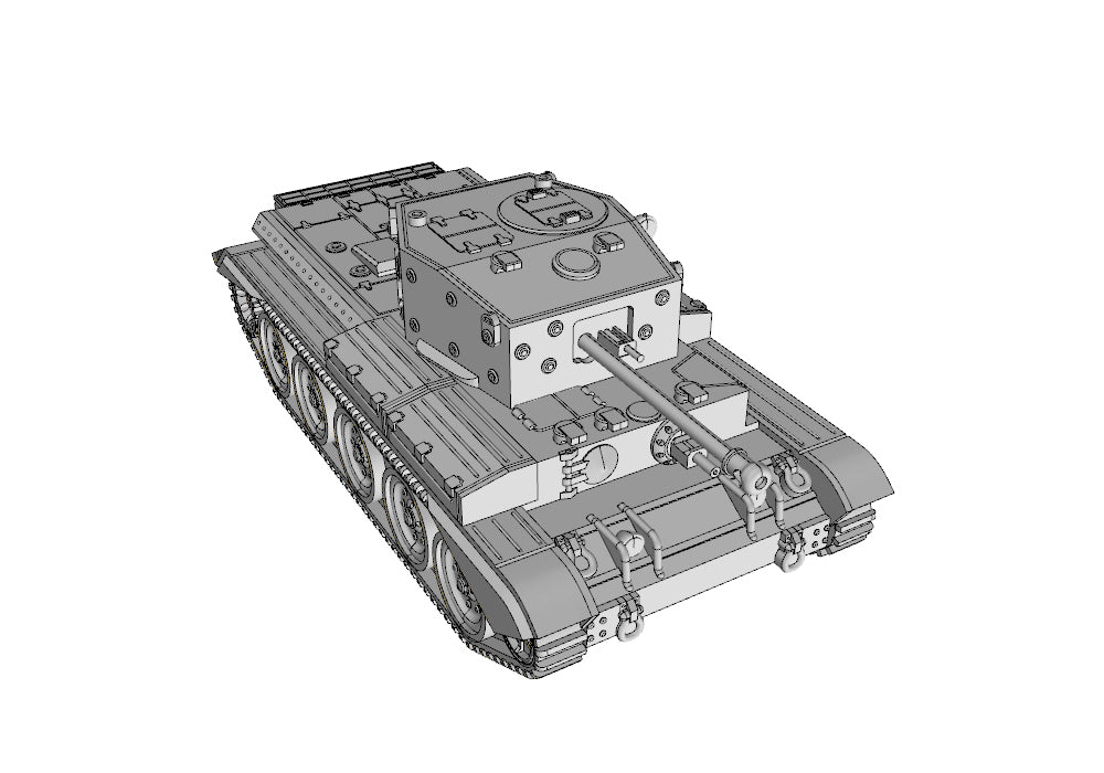 Cromwell IV Tank - UK Army - wargame3d- 28mm Scale