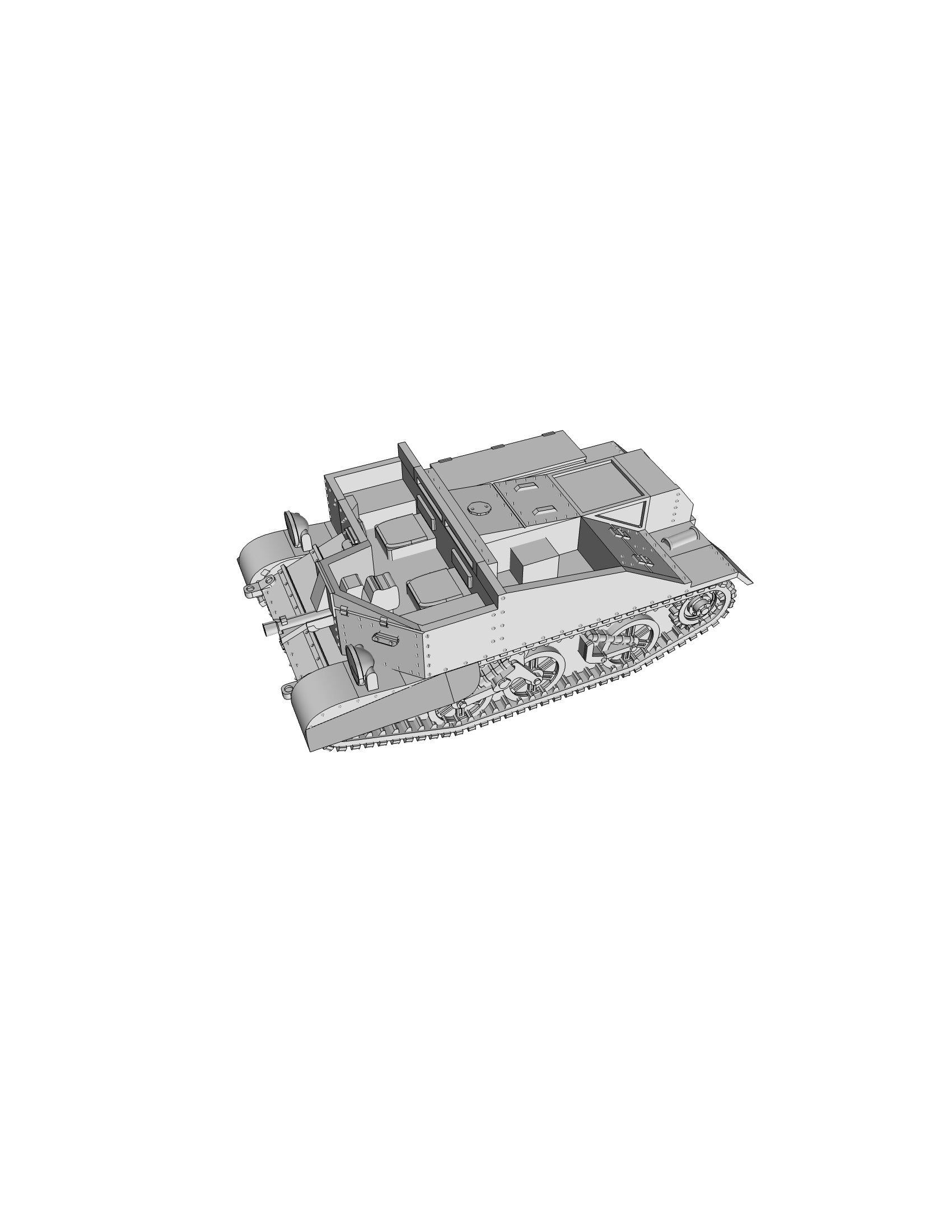 Bren Carrier - UK Army - wargame3d- 28mm Scale