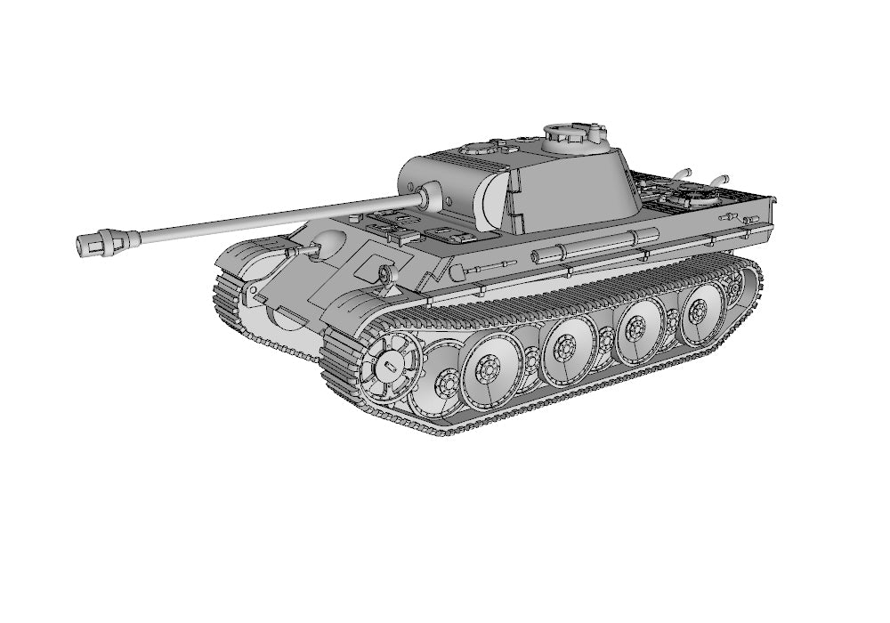 Panther - German Army - 28mm Scale - wargame3d