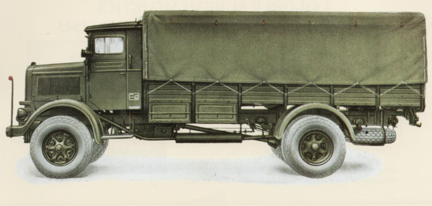 Lancia 3Ro - Italian Army - 28mm Scale - wargame3d