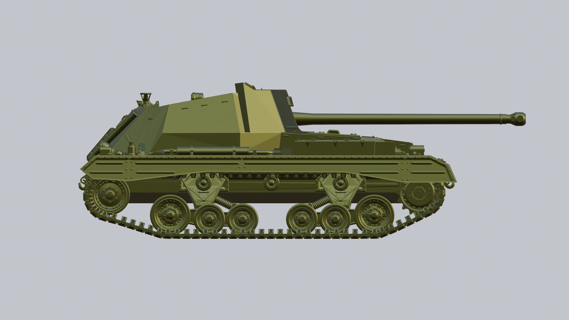 Archer, Self Propelled 17 Pdr Anti-tank gun - UK Army - 28mm Scale - wargame3d