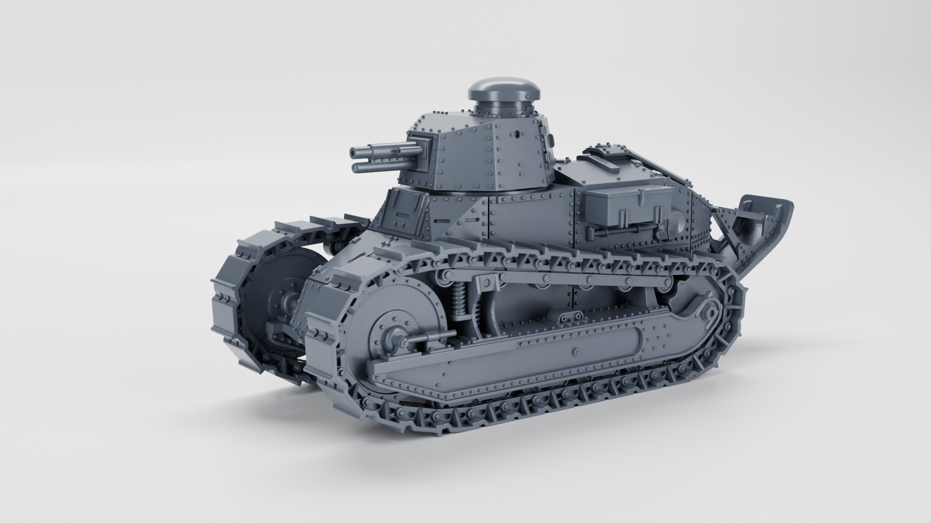 M1917 Light Tank - 28mm Scale - wargame3d
