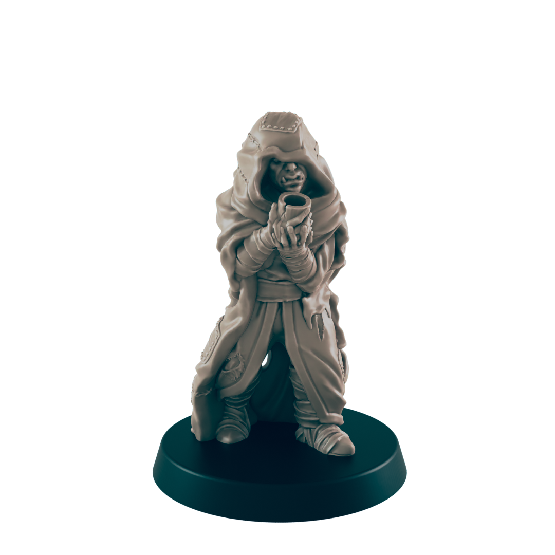 Half Orc Male Beggar - Everyday Folk - Minis - EC3D - - Dungeons & Dragons - RPG - Tabletop - EC3D - Miniature