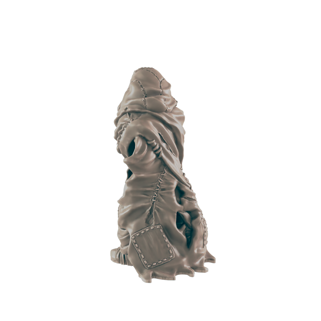 Half Orc Male Beggar - Everyday Folk - Minis - EC3D - - Dungeons & Dragons - RPG - Tabletop - EC3D - Miniature