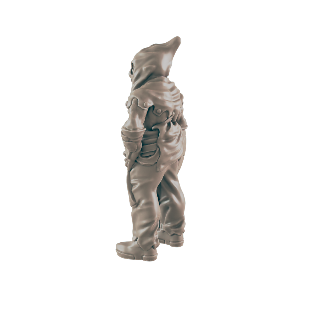 Half Orc Male Executioner - Everyday Folk - Minis - EC3D - - Dungeons & Dragons - RPG - Tabletop - EC3D - Miniature