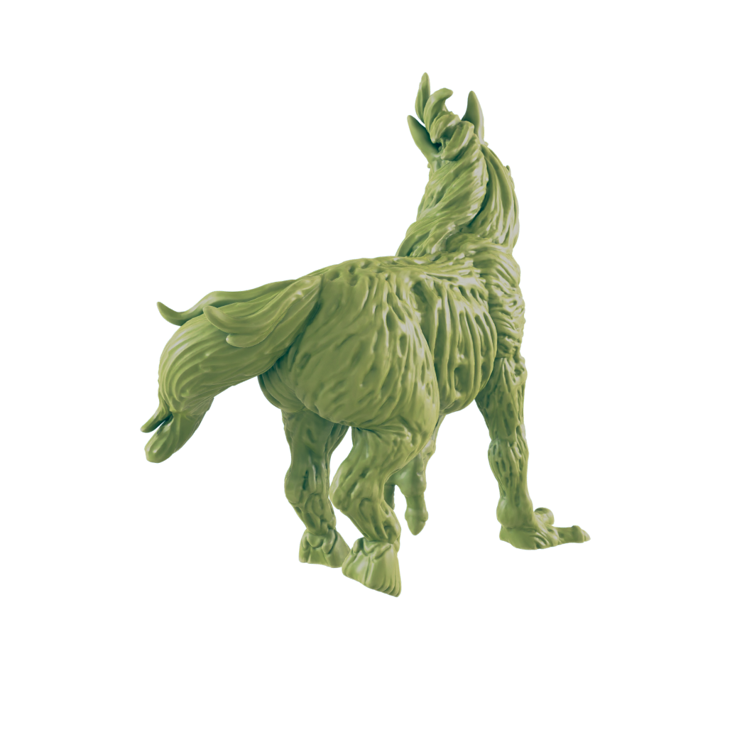 Mutated Horses - Beyond the Badlands - Mini - EC3D - Cyber Punk - SciFi RPG