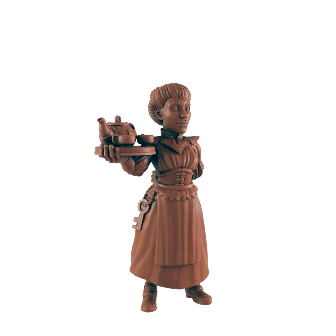 Caretaker - Bolts and Brimstone - Minis - EC3D - Steampunk - SciFi RPG