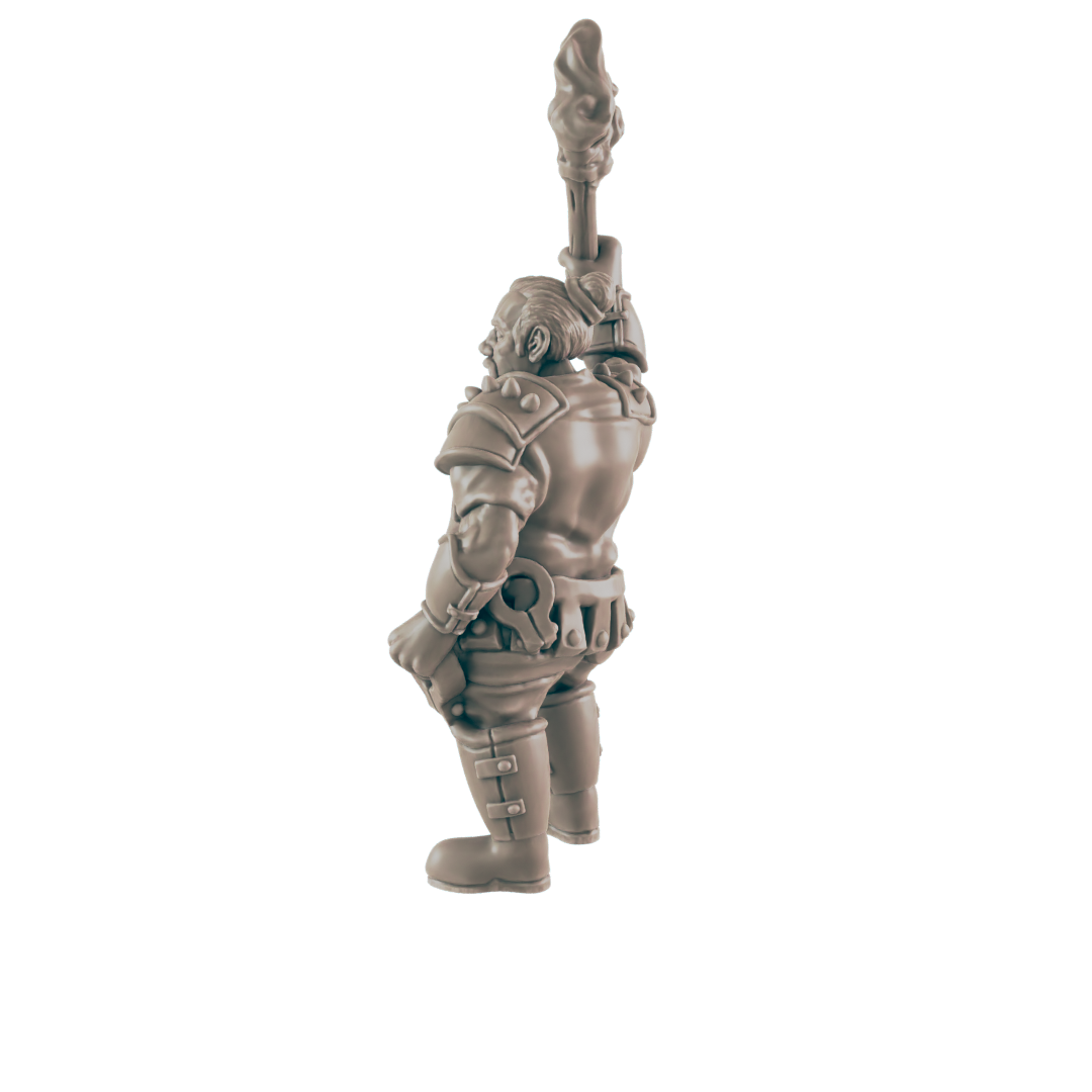 Human Male Jailor - Everyday Folk - Minis - EC3D - - Dungeons & Dragons - RPG - Tabletop - EC3D - Miniature