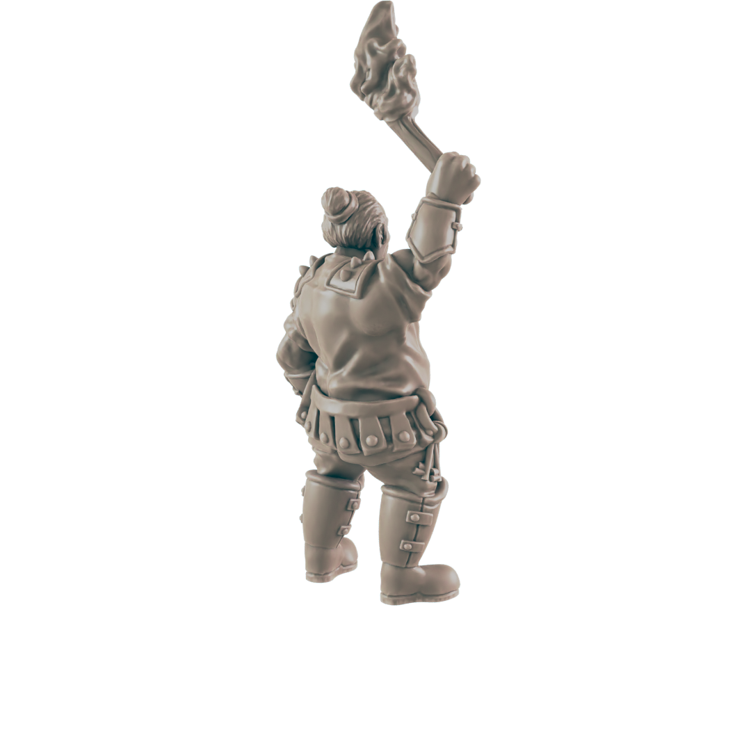 Human Male Jailor - Everyday Folk - Minis - EC3D - - Dungeons & Dragons - RPG - Tabletop - EC3D - Miniature