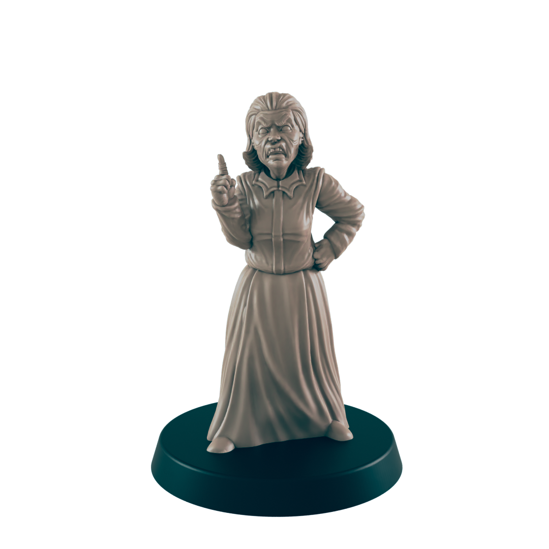 Human Karen - Everyday Folk - Mini - EC3D - - Dungeons & Dragons - RPG - Tabletop - EC3D - Miniature