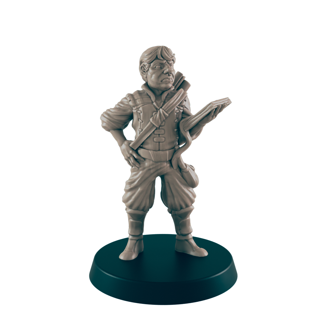 Human Male Architect - Everyday Folk - Mini - EC3D - - Dungeons & Dragons - RPG - Tabletop - EC3D - Miniature