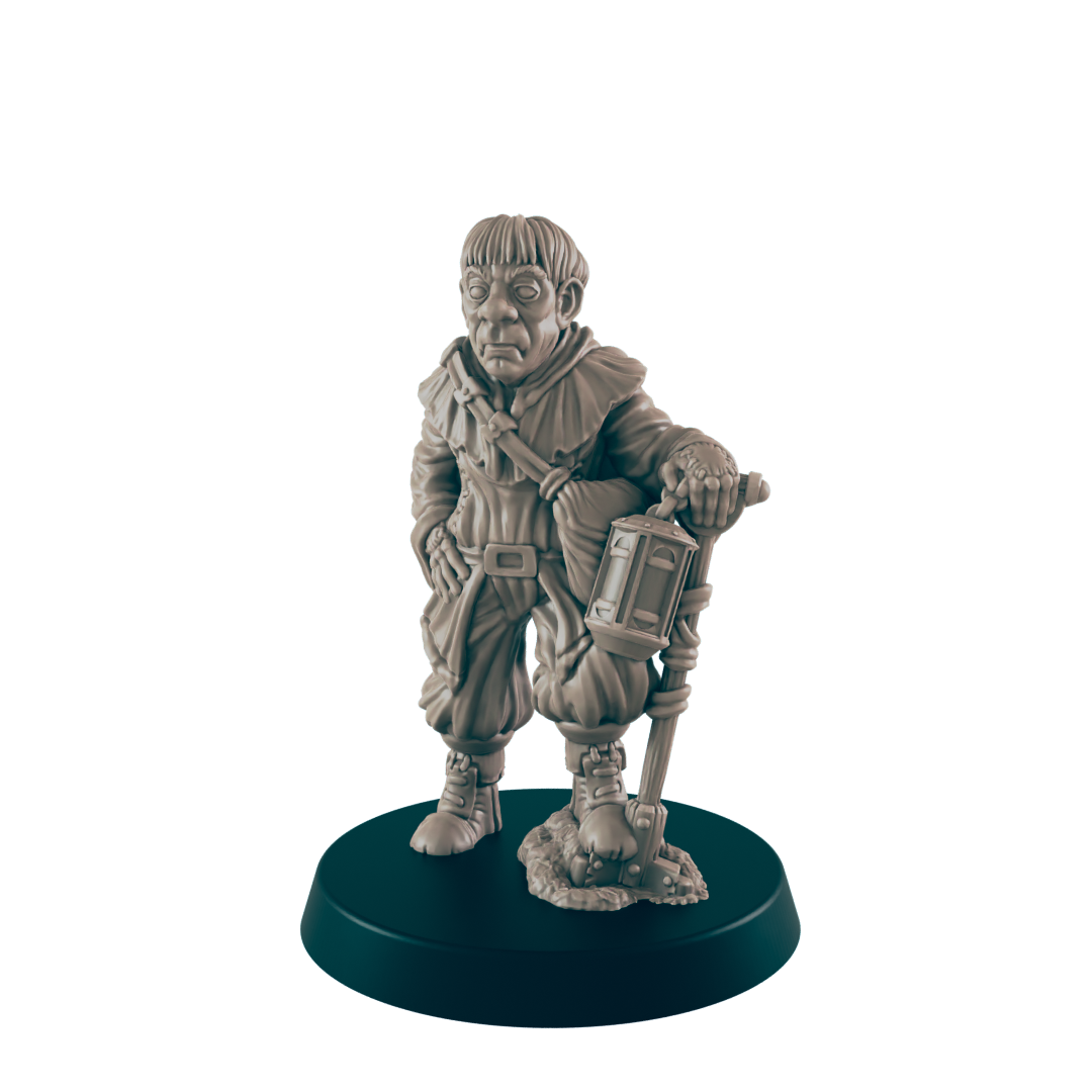 Human Gravedigger - Everyday Folk - Minis - EC3D - - Dungeons & Dragons - RPG - Tabletop - EC3D - Miniature